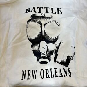 Gas Mask Respirator Battle of New Orleans Hurricane Katrina T-Shirt Men 3XL NWOT